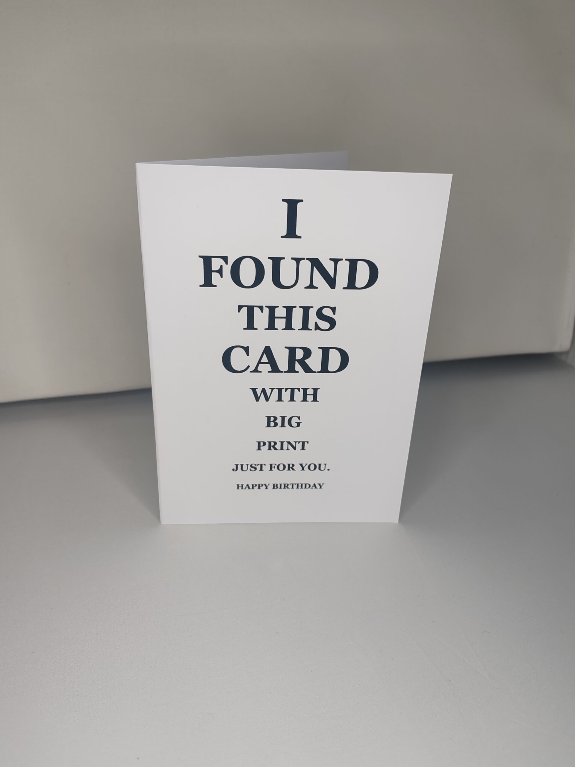 Big print just for you! - Birthday card - Image 2