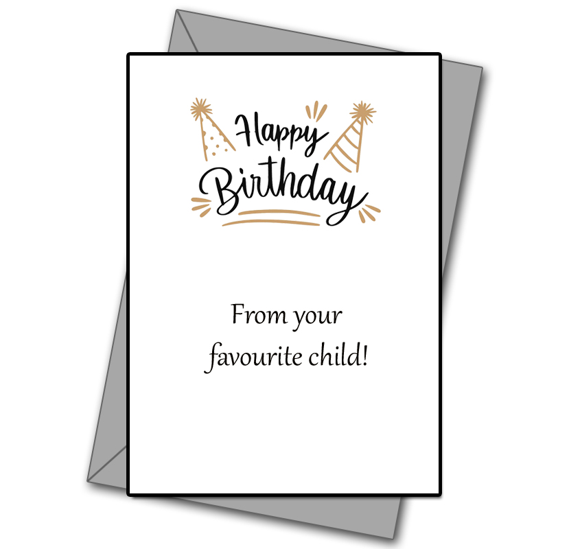 Favourite Child - Happy Birthday!