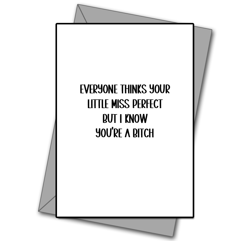 Little Miss Perfect - Happy Birthday