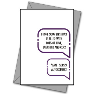 Auto Correct - Happy Birthday!