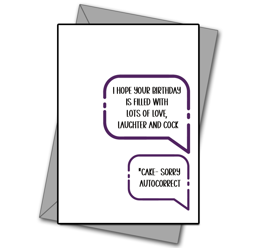 Auto Correct - Happy Birthday!