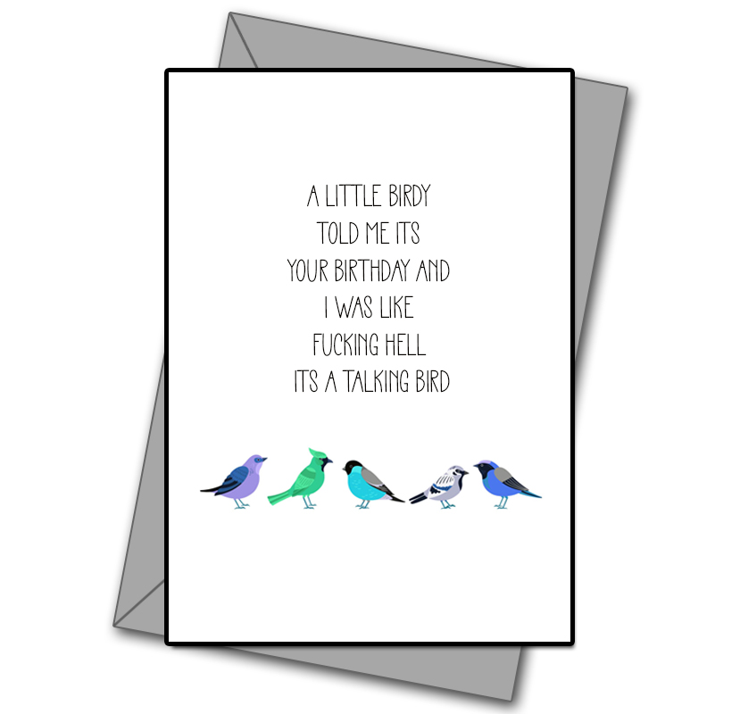 A Birdy Told Me It's Your Birthday!