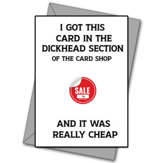 From the Dickhead section