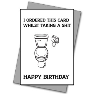 I Ordered This Card On The Loo!