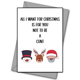 Can You Not Be A Cunt This Christmas?